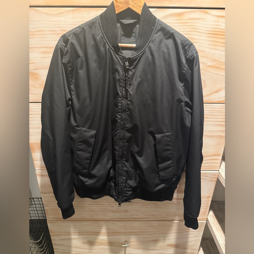 J.Lindeberg Classic Black Bomber Jacket